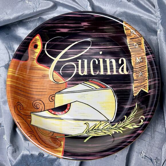 Pier 1 One Cucina Earthenware Italian Pasta Salad Bowl 9.5” Replace Deadstock - Picture 1 of 4